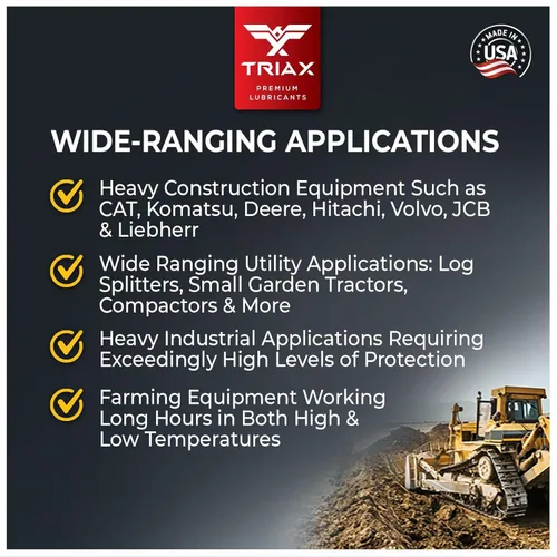 Vista 6 de TRIAX Powerflow MV 32 Aceite Hidráulico, Vida Extendida de 6000 Horas, Doble Antidesgaste, Verdadero para Todas las Estaciones, Punto de Ebullición