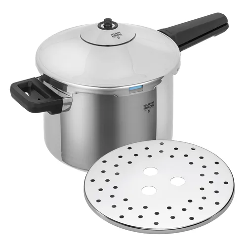 Kuhn Rikon, olla de presión, de acero inoxidable., Plateado