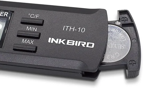 Vista 3 de Inkbird - Termómetro digital con entrada CC de 3 V e higrómetro para medir la humedad del aire ITH-10