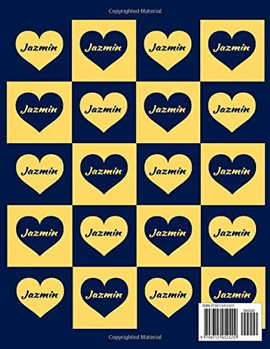 Vista 2 de JAZMIN Beautiful Jazmin Present - Perfect Personalized Jazmin Gift (Jazmin Notebook Jazmin Journal)