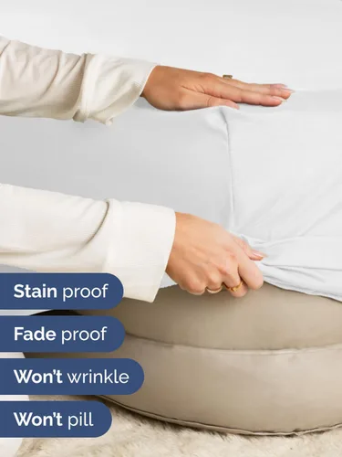 Vista 6 de Sábana bajera ajustable 100% de algodón egipcio de 800 hilos, tamaño individual, color negro, se adapta a colchones de hasta 21 pulgadas