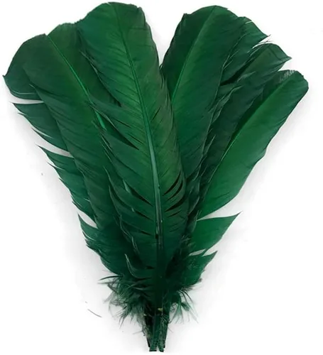 Vista 34 de 1/4 lb - Aqua Blue Pavo Marabou Corto Plumas Sueltas Mullidas Al Por Mayor A Granel