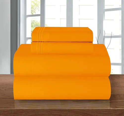 Vista 100 de Elegant Comfort - Juego de sábanas de microfibra de 1500 hilos de calidad hotelera prémium de 4 piezas - Resistente a arrugas, sábana bajera