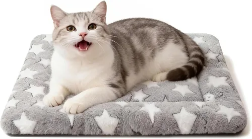 Vista 38 de Tapete cama para perro, almohadilla reversible para jaula y linda cama para perros - Alfombrilla lavable a máquina para perrera con ultra suave