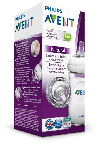 Vista 5 de Botella Philips AVENT libre de BPA polipropileno natural, 4 onza, 1 paquete