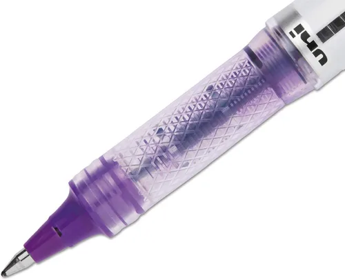 Vista 4 de uni-ball Vision Elite - Bolígrafos de punta redonda, punta gruesa, tinta morada, 6 bolígrafos