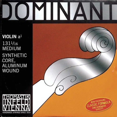 Vista 21 de Thomastik -Infeld Dominant Violin Single D String - Escala 1/2 - No. 132 1/2