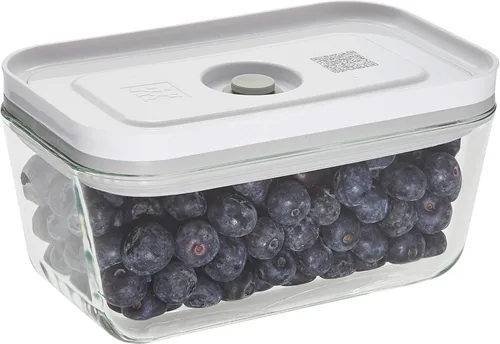 Vista 18 de ZWILLING Fresh & Save Juego de 2 Piezas de Pequeños Recipientes de Almacenamiento de Alimentos de Vidrio con Sellado al Vacío y Tapas Herméticas