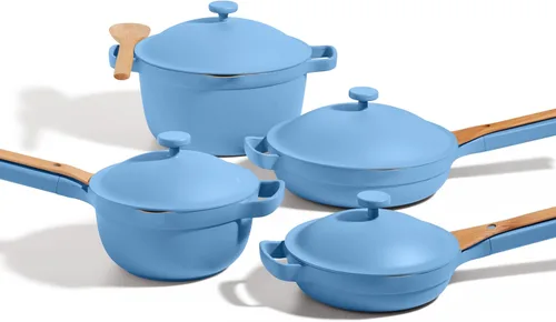 Vista 10 de Juego de utensilios de cocina Our Place - Kit de 13 piezas que incluye la Always Pan, Perfect Pot y espátulas Antiadherente multifuncional, libre