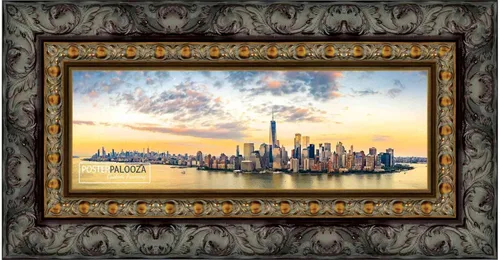 Vista 15 de Poster Palooza 5x5 Inch Traditional Complete Wood Square Picture Frame with UV Acrylic Plexiglass, Foam Board Backing & Hardware Included - 5x5 Inch