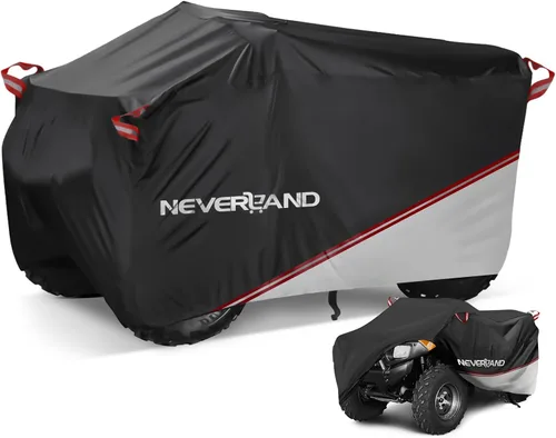 NEVERLAND Cubierta impermeable para cuatrimoto al aire libre - Cubierta resistente al desgarro de 4 ruedas para todo tipo de clima, protección UV