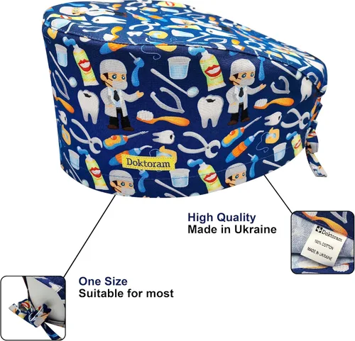 Vista 6 de Gorras de trabajo modernas y clásicas - Cómodas y transpirables para hombres y mujeres, cubierta de cabeza estética larga