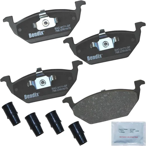 Vista 246 de Pastillas de freno delanteras semi-metálicas Bendix Priority1 CFM1774 para Ford Transit 2019-2017, Transit-150 2021-2015, Transit-250 2021-2015