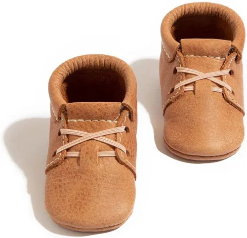 Recién escogido - Mocasines Oxford de piel suave - Zapatos de bebé para niñaniño - Tallas para bebés 1-5 - Varios colores