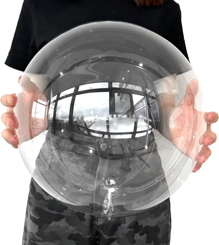 Globos Bobo de 20 pulgadas – Globos de burbujas transparentes para rellenar con helio, 10 globos transparentes para decoración de fiesta DIY de Haolongfa