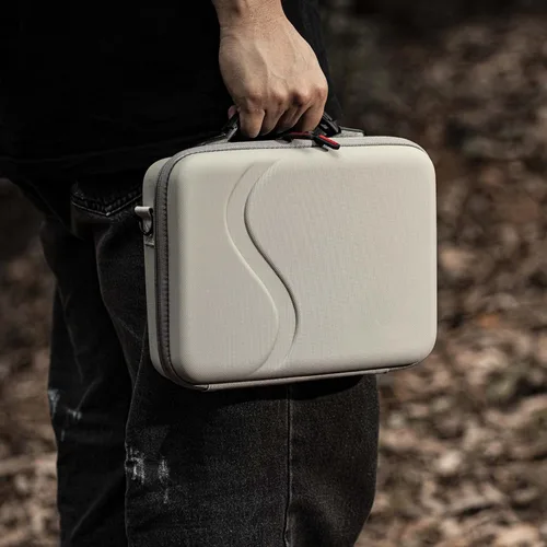 Vista 4 de Tomat Funda de transporte para DJI Mini 4K/Mini2/Mini 2SE Fly More Combo, bolsa de viaje portátil puede almacenar 1 concentrador de carga y 3