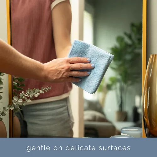 Vista 3 de S&T INC. Paquete de 50 paños de limpieza de microfibra, toallas a granel para el hogar, toallas de microfibra reutilizables para automóviles, trapos