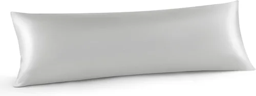 Vista 22 de INFIIXSO Funda de almohada de seda de morera, para cabello y piel, tamaño estándar, cremallera oculta, 20 x 26 pulgadas, suave y refrescante