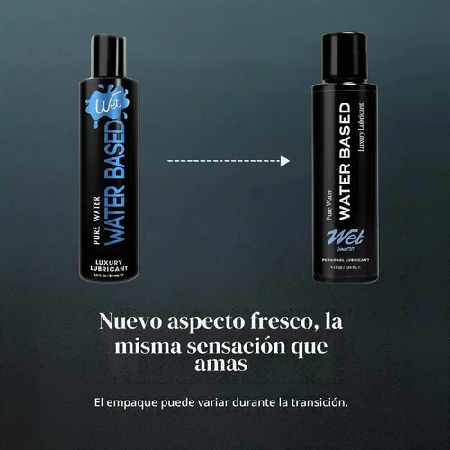 Vista 4 de Wet Hybrid Lube, mezcla de agua y silicona premium, deslizamiento suave