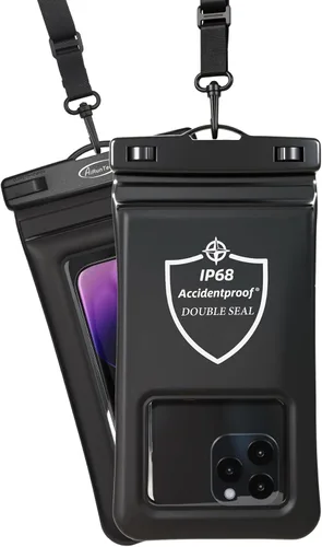 Vista 11 de AiRunTech Funda flotante impermeable para teléfono, funda de doble sellado con protector de cordón para iPhone 17, 16, 15, 14, 13, 12 Pro Max, bolsa