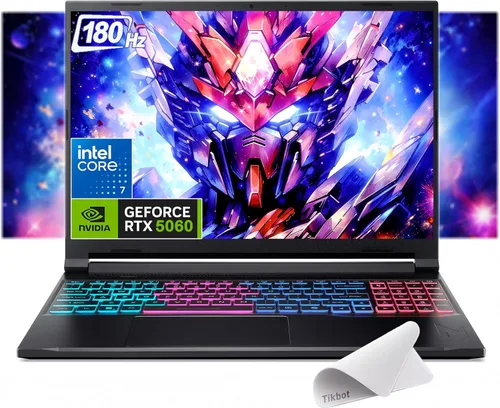 acer Nitro V 16S - Computadora portátil para juegos WUXGA IPS 180Hz de 16 pulgadas, procesador Intel Core 7 240H, NVIDIA GeForce RTX 5060 con 8 GB