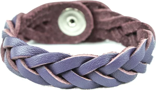 Vista 8 de Pulsera de cuero genuina, difusor de aceites esenciales Negro