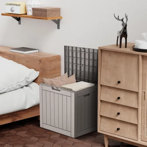 Vista 33 de DRATO Cajas de terraza, caja de almacenamiento al aire libre de 30 galones para cojín de patio, herramientas de jardín, impermeable y resistente a