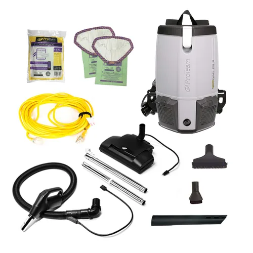 Vista 12 de ProTeam GoFit 107849 - Aspiradora de mochila comercial de 6 cuartos de galón con kit de herramientas de restaurante, 107849 (reemplazo ProVac FS6)