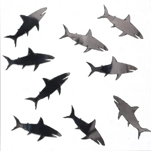 Vista 3 de Confetti Shark Black - Paquete al por menor #8211 QS0