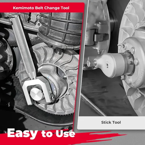 Vista 6 de Herramienta de cambio de cinturón KEMIMOTO X3, kit de extracción de embrague compatible con Can Am Maverick X3 Max Turbo r rr 2017-2025, funciona