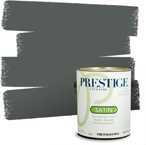 Vista 168 de PRESTIGE Paints - Pintura exterior e imprimación en uno, 1 galón, satinado, verde Bayou