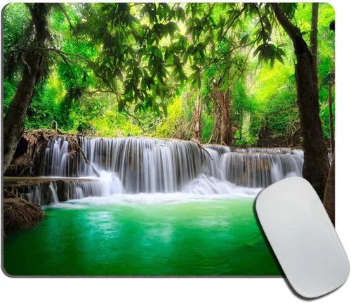 Vista 10 de Alfombrilla de mouse rectangular de goma antideslizante para juegos, oficina, laptop, computadora, hombres, mujeres, niños, bonito