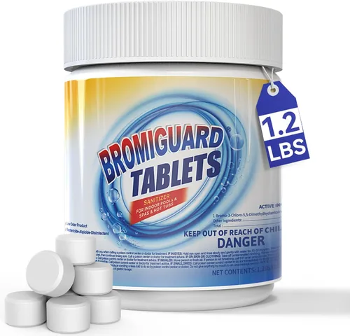 Vista 11 de Tabletas de Bromo para SPA Bañera de Hidromasaje 1lb 50LB Tabletas Bromantes Refuerzo Elimina Bacterias Algas Sensación de Agua Suave Sin Olor a