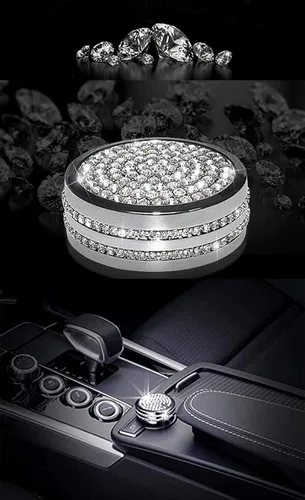 Vista 8 de CONGCONG para Mercedes Benz Cubierta de Control de Medios Interior Bling Accesorios de Cristal Compatible con Accesorios Mercedes-Benz