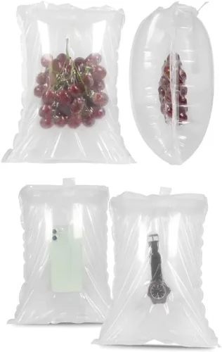 Vista 7 de Paquete de 100 bolsas inflables de plástico transparente de 7.9 x 9.8 pulgadas, bolsas de aire inflables de aire de 7.9 x 9.8 pulgadas, bolsa