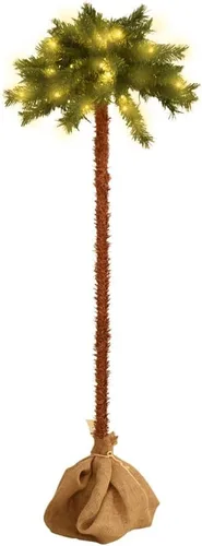 Árbol de Navidad artificial de palmera preiluminado, árbol de Navidad artificial, arbol de Navidad con Luces, árbol de Navidad, arbolitos de DYRJDJWIDHW
