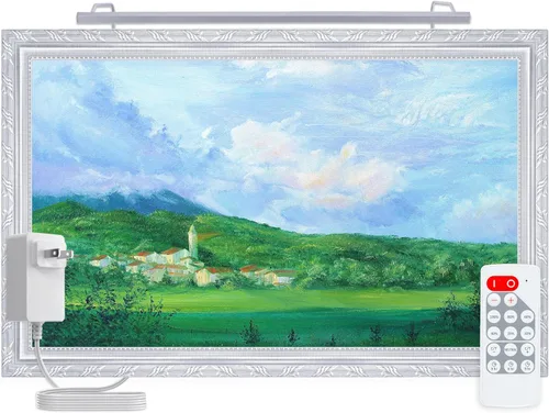 Luz de serie Vision con enchufe, LED de control remoto para arte e imágenes - Fabricado en EE. UU. - Sintonización de color 2700 K - 4000 K