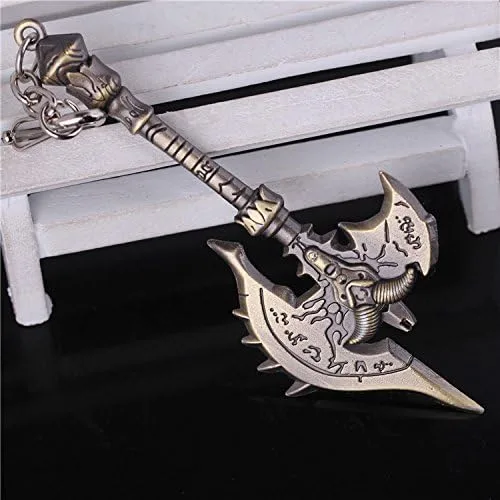 Accesorios de Dailinming Juego cosplay disfraz juguete modelo ax – oscuro herida 12 cm02 llavero llavero YWSS-91