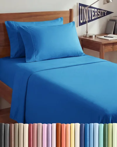 Vista 134 de Juego de sábanas Twin de 4 piezas - Cómodo, transpirable y refrescante - Juego de ropa de cama de lujo de hotel ultrasuave con bolsillos profundos