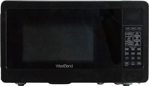 Vista 9 de West Bend Horno microondas compacto de 700 vatios con 6 ajustes de cocción preestablecidos, descongelación rápida, panel de control electrónico