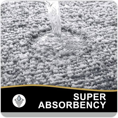 Vista 40 de OLANLY Alfombras de baño 30x20, tapete de baño de microfibra extra suave y absorbente, antideslizante, lavable a máquina, secado rápido, alfombra