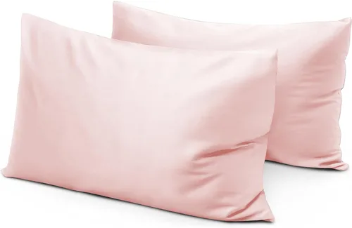 Vista 15 de Juego de 2 fundas de almohada de viaje de 12 x 16 pulgadas de algodón egipcio con cremallera, 600 hilos, 100% algodón egipcio suave, paquete de 2