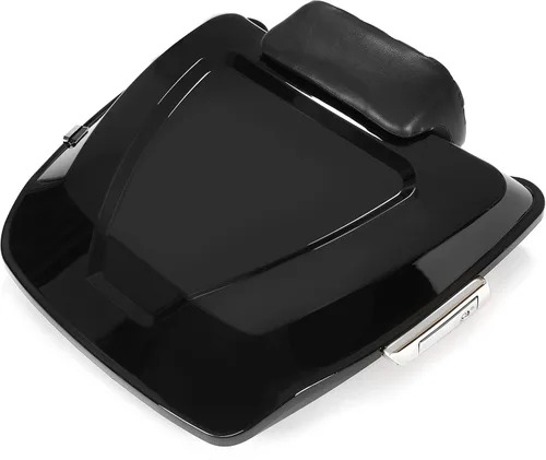 HECASA Maleta de equipaje Razor con respaldo Argyle compatible con modelos Harley Davidson 1997-2023 Touring Street Glide Road Glide Road King