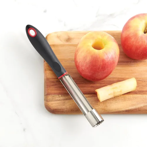 Vista 2 de Cutlery-Pro Descorazonador de Apple, aprobado por Cat Cora, hoja de acero inoxidable japonesa