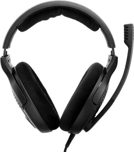 Vista 12 de Massdrop x Sennheiser PC37X - Micrófono con cancelación de ruido con diseño de espalda abierta sobre la oreja cable desmontable de 10 pies