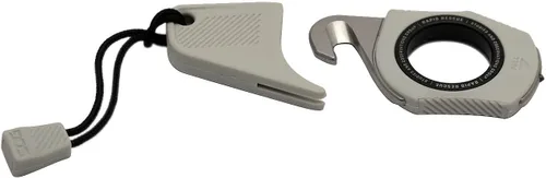 Vista 8 de SOG Rapid Rescue Multi-Tool Stainless Steel Seatbelt Cutter, GRN Handle, Aluminum Pull-Ring, Quick to Deploy from The Sheath