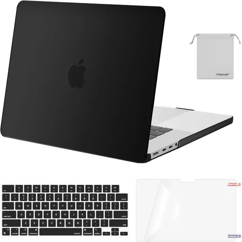 Vista 19 de MOSISO Compatible con MacBook Pro de 16 pulgadas M5 2026 M4 2025 M3 M2 M1 2024-2021 A3429 A3428 A3403 A3186 A2991 A2780 A2485, carcasa rígida