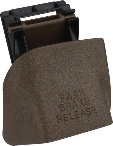 TQPONLY Manija para liberar freno de estacionamiento (marrón) Compatible con Dodge Ram 1500 2500 3500 de 1998 a 2002 Reemplaza RU38VK9AA