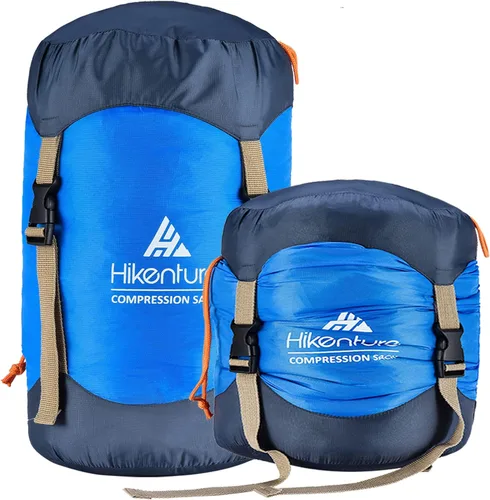 Vista 10 de Hikenture Saco de compresión para saco de dormir, saco de cosas mejorado de nylon resistente a desgarros, saco de compresión de 10L/14L/20L/30L