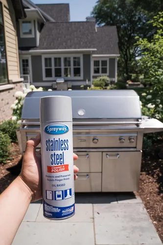 Vista 4 de Sprayway, SW841, limpiador y lustre en aerosol de acero inoxidable, 15 onzas